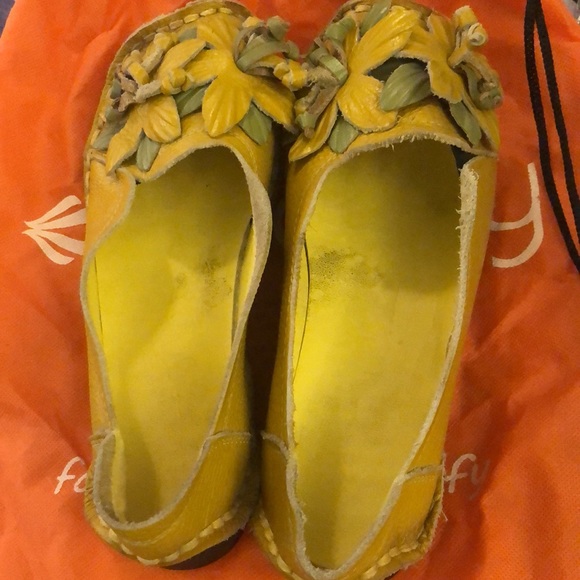 SOCOFY Genuine Leather Handmade Flower Loafers Soft Flat Casual Shoes 10 - Picture 3 of 7